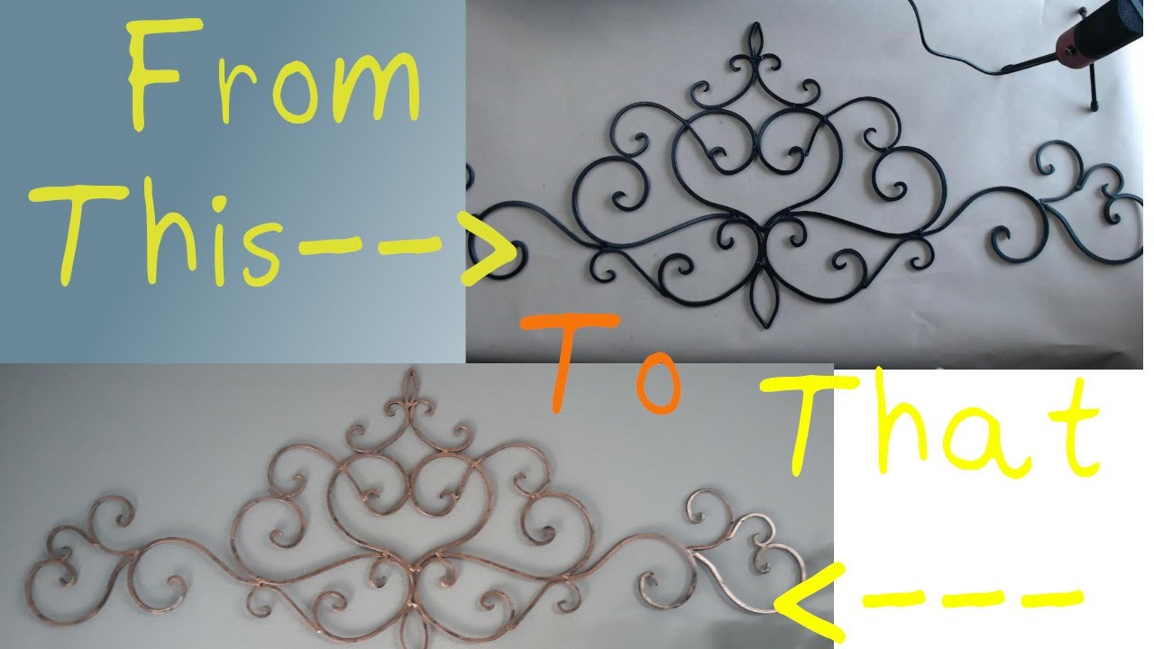 From This to That...Updating Metal Wall Décor