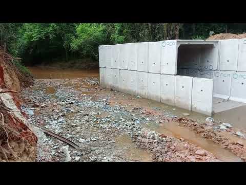 obra  de drenagem Jutuba Travessia sobre rio Ipero-SP 14-NOV-2025