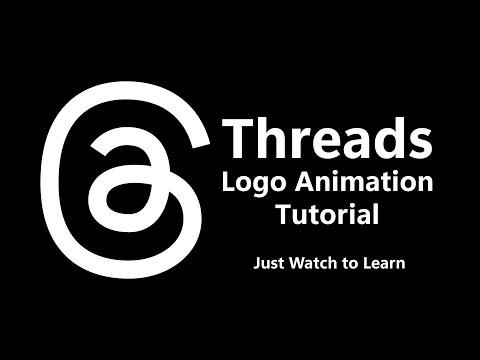 Threads Logo Animation Tutorial || After Effects