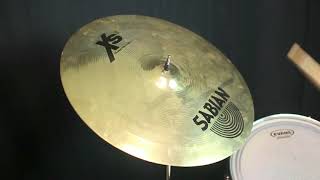 Video thumbnail for Used Sabian 18" Xs20 Medium Thin Crash by The Drum Shop - Portland, Maine