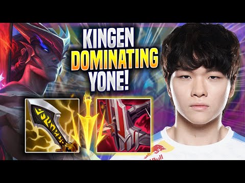 KINGEN DOMINATING WITH YONE! - DRX Kingen Plays Yone TOP vs Shen! | Season 2022