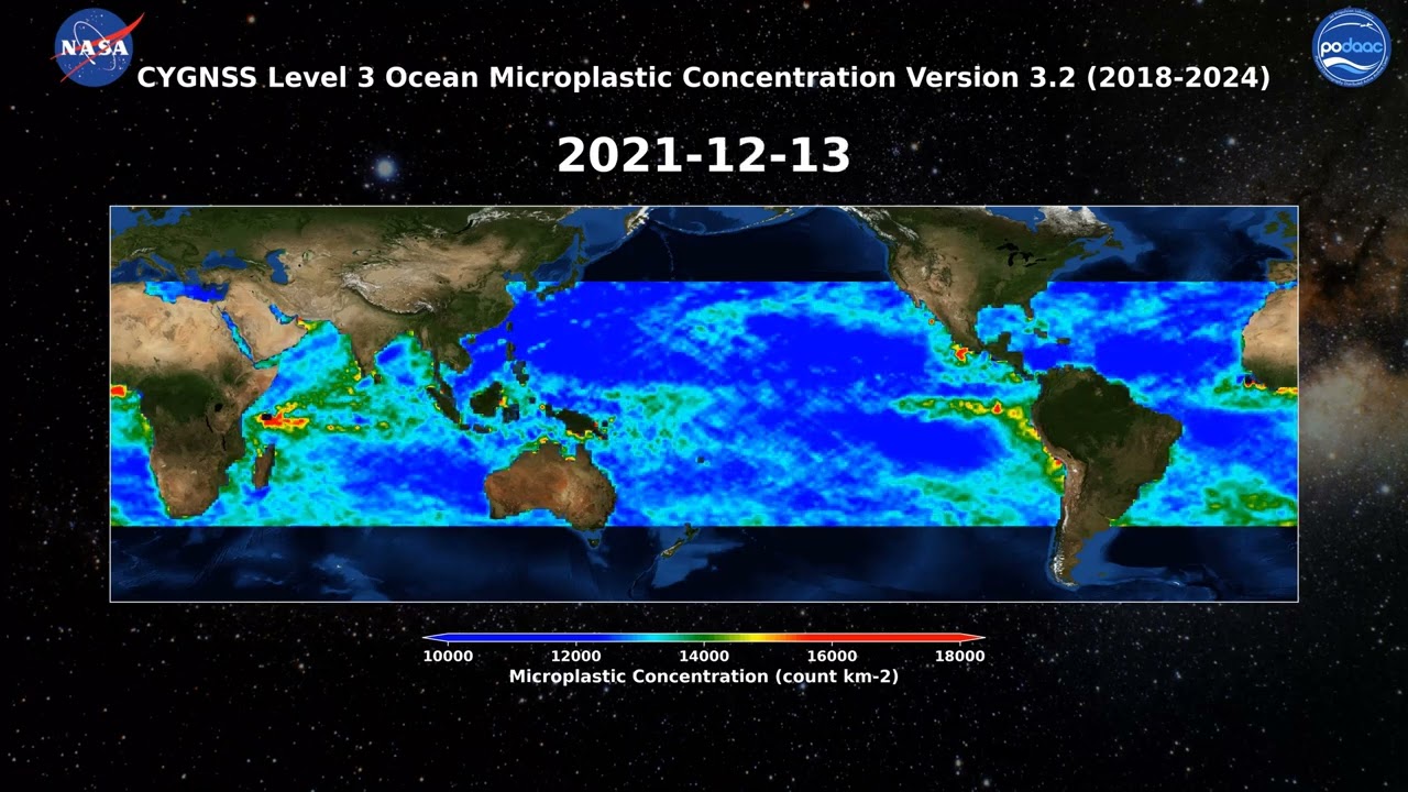 CYGNSS Level 3 Ocean Microplastic Concentration Version 3.2