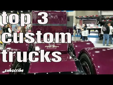 trucking : custom trucks crazy paint job