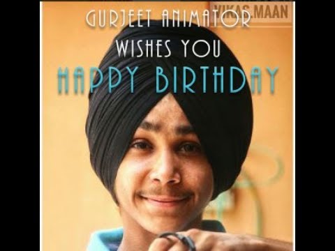 Happy Birthday Vikas Maan | Gurjeet Animator | 30 Nov 2017