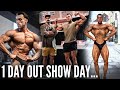 SHOW DAY | COMPETING FOR MY IFBB PRO CARD *PART 1*