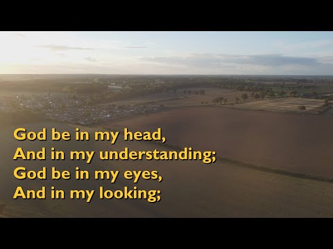 God be in My Head (Tune: God Be in My Head - 1v) [with  lyrics for congregations]