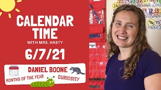 Download Lagu June 7, 2021 - Calendar Time, daily math, learning fun! - Learn at home Thumbnail