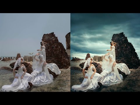 How to make Dark Dramatic Effect Photo - Photoshop Tutorial