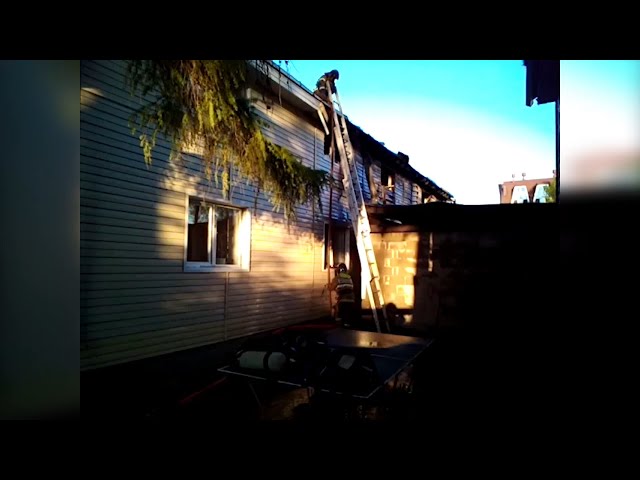 В Листвянке горела детская оздоровительная база