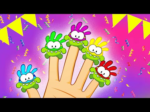 Om Nom Stories: Super-Noms - Learning Colors, Finger Family Style