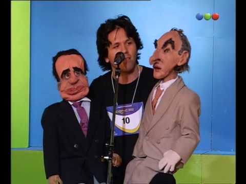 Comic 2002, Ventrilocuo Sandro, Menem y De la Rúa - Videomatch