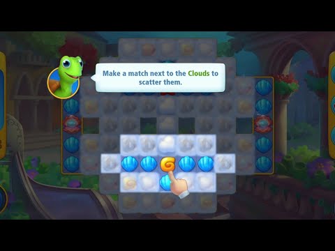 @Fishdom Level 8630, Met New Clouds as an Obstacle