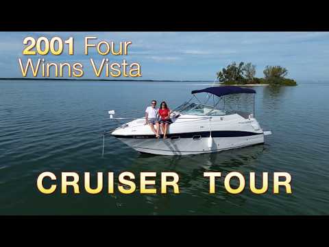 BEST Budget Cruiser? Touring Our Classic 2001 Four Winns Vista!