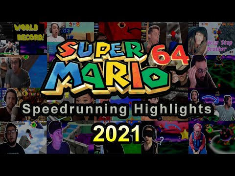 Miniaturansicht des Videos - BEST SM64 SPEEDRUNNING HIGHLIGHTS OF 2021!