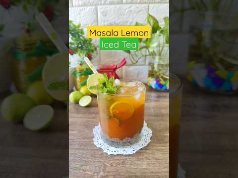 Masala Lemon Iced Tea | Easy Summer Recipes | Cook Bake Shake | Shilpika Thakur #shorts #ytshorts