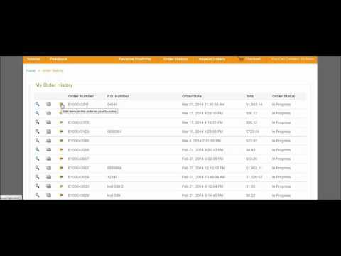Winsupply e-Commerce Order History Narrated