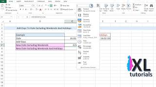 How To Add Days To A Date In Excel Excluding Weekends