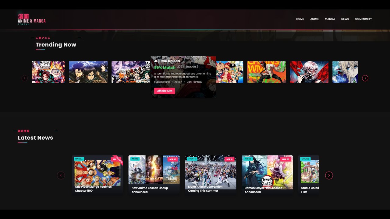 Asia Manga Netflix Template