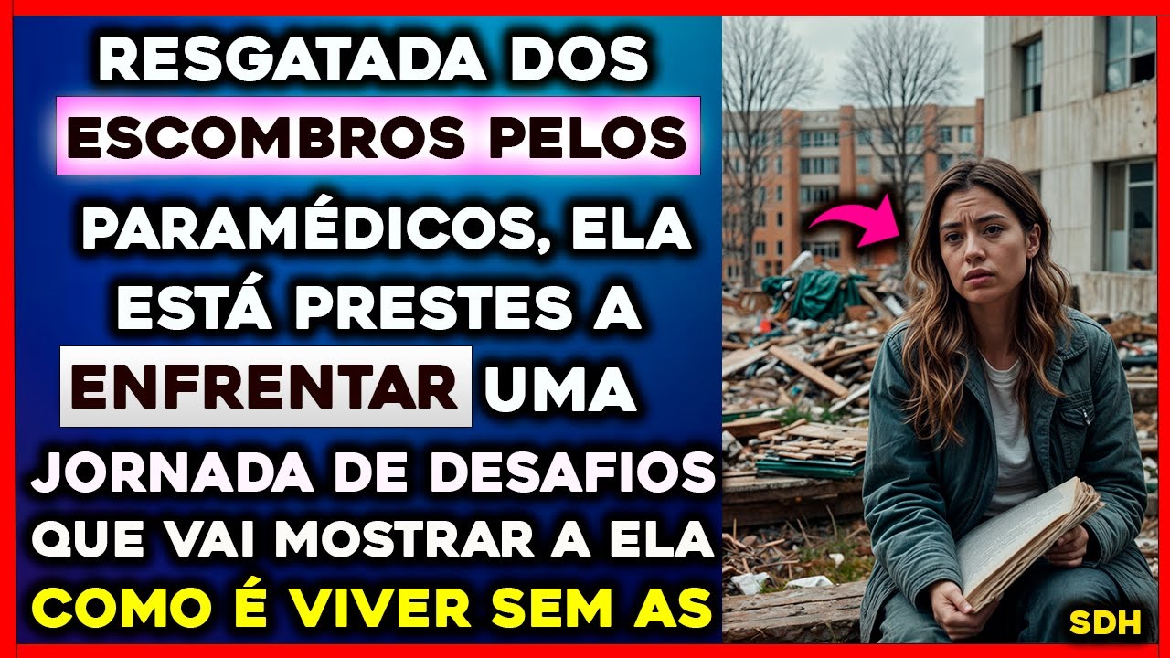 Resgatada dos ESCOMBROS pelos paramédicos, ela está prestes a ENFRENTAR uma jornada de desafios que