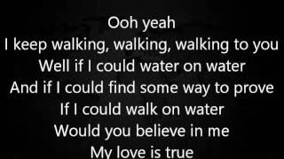 walk on water