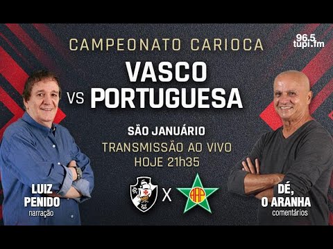 VASCO 1 X 0 PORTUGUESA - Taça Guanabara/Campeonato Carioca - 5ª rodada - 07/02/2022 - AO VIVO