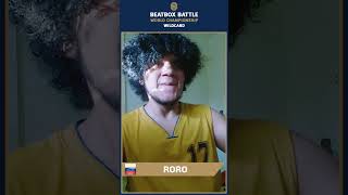  - RoRo (Vocal Scratch) Beatbox Battle World Championship #Shorts