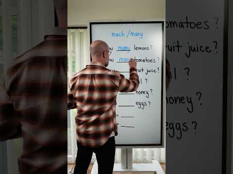 much & many #studyenglish #learnenglish #grammar