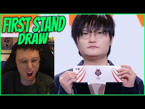 COOKED MATCHUPS? | CAEDREL REACTS TO FIRST STAND DRAW