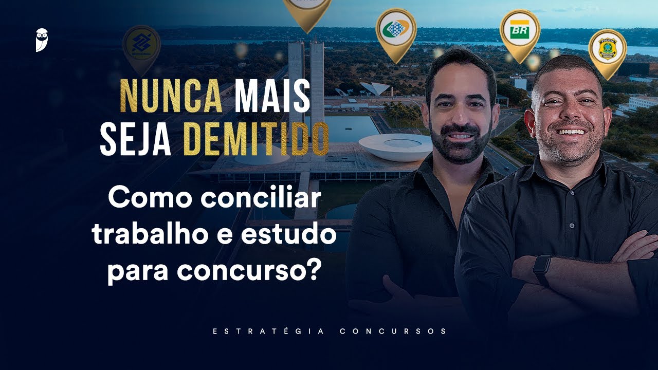 Como conciliar trabalho e estudo para concurso? - Nunca mais seja demitido