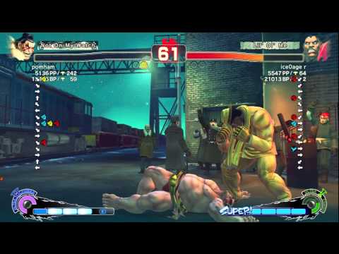 Pom@hamu (Honda) vs. -R- (Balrog) - SSFIV AE 2012 Match