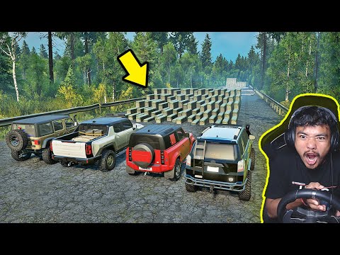 CHALLENGES JEEP RUBICON,HUMMER,LAND ROVER, DAN TOYOTA 4RUNNER - SNOWRUNNER