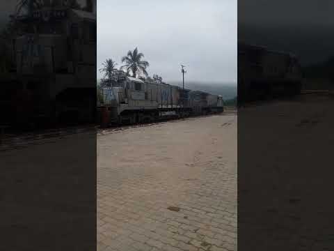 trem passando em Ribeirão Vermelho MG