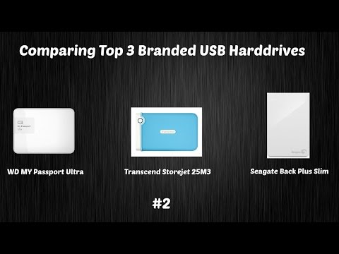 Comparing Top 3 External USB Hard Drive | WD VS Transcend VS Seagate 1TB USB 3.0