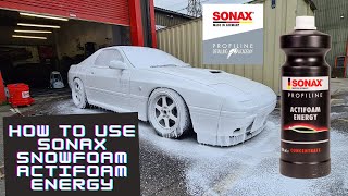 How to use Sonax Actifoam Energy Snowfoam | how does it work and myths