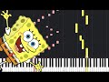 Spongebob Theme Song Piano Tutorial Synthesia Mr Meeseeks Piano