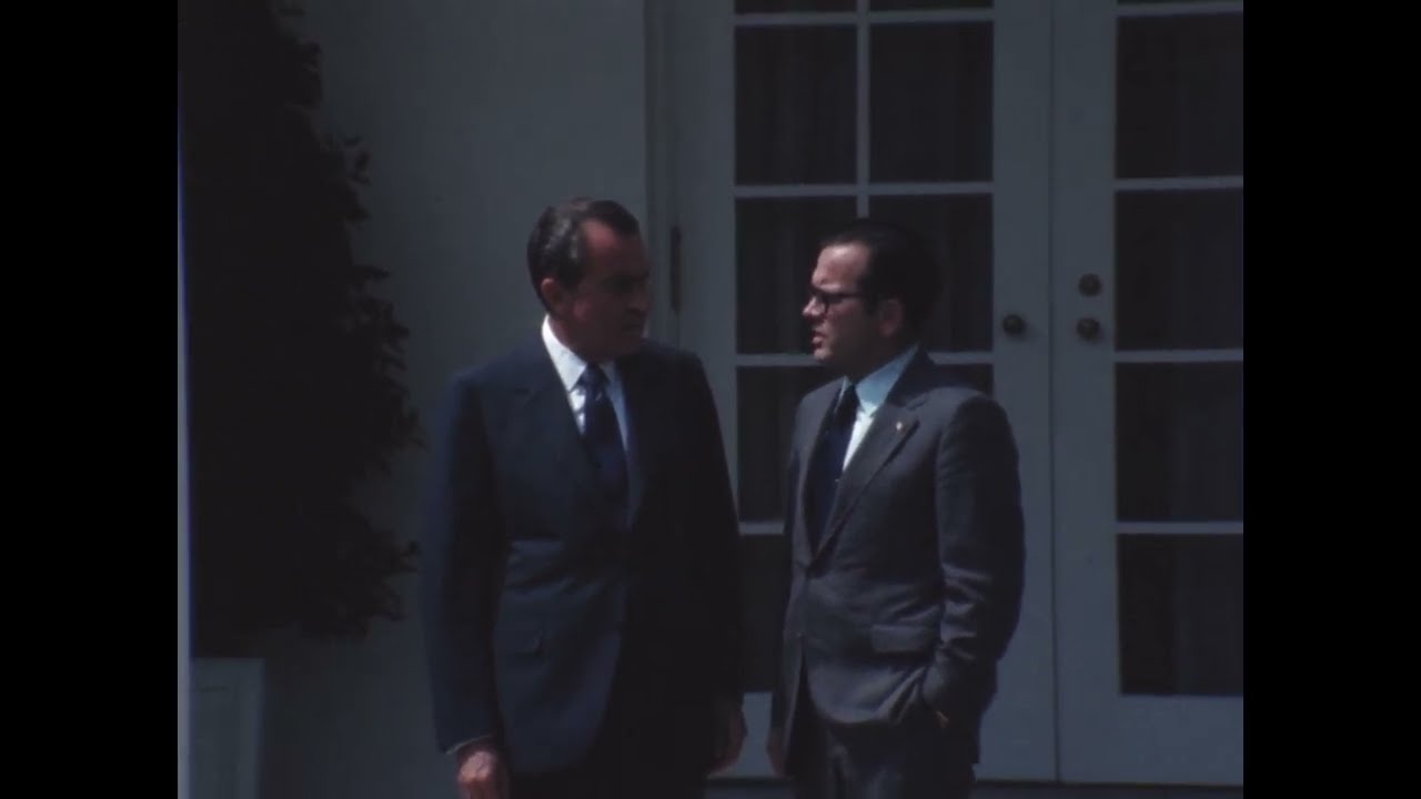 President Nixon and Senator Ted Stevens in Washington, DC