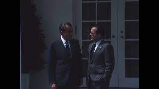 President Nixon and Senator Ted Stevens in Washington, DC