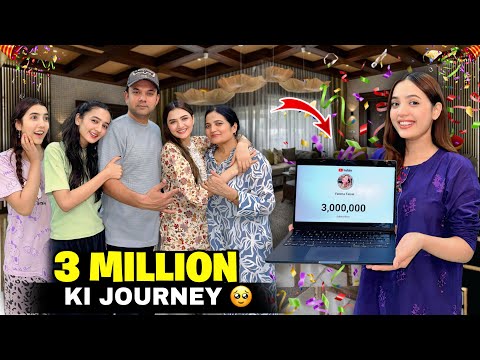 My 3 Million Subscribers Journey🥹♥️|Emotional Moment😭💔|Bloopers of My First Video🤣|Sistrology