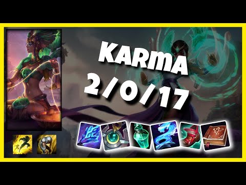 Karma 11.2 Gameplay Challenger Replay S11 Support (2/0/17) - NA
