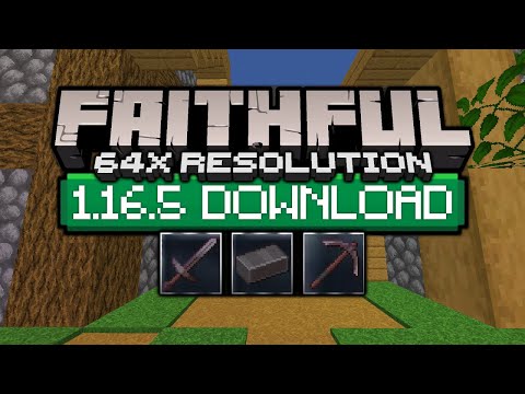 Faithful 64x64 1.16.5 Texture Pack Download & Install Tutorial