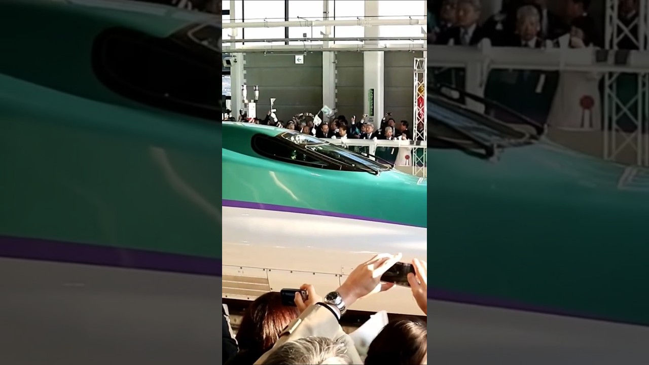 【北海道新幹線】1番列車！ H5系はやぶさ10号 東京行 新函館北斗駅発車 #H5系 #新函館北斗駅 #JR北海道