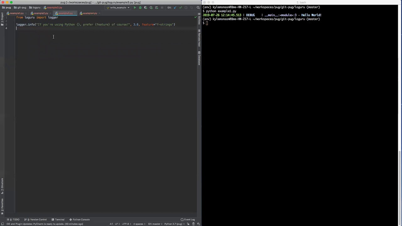 The Python loguru Library - July 26, 2019