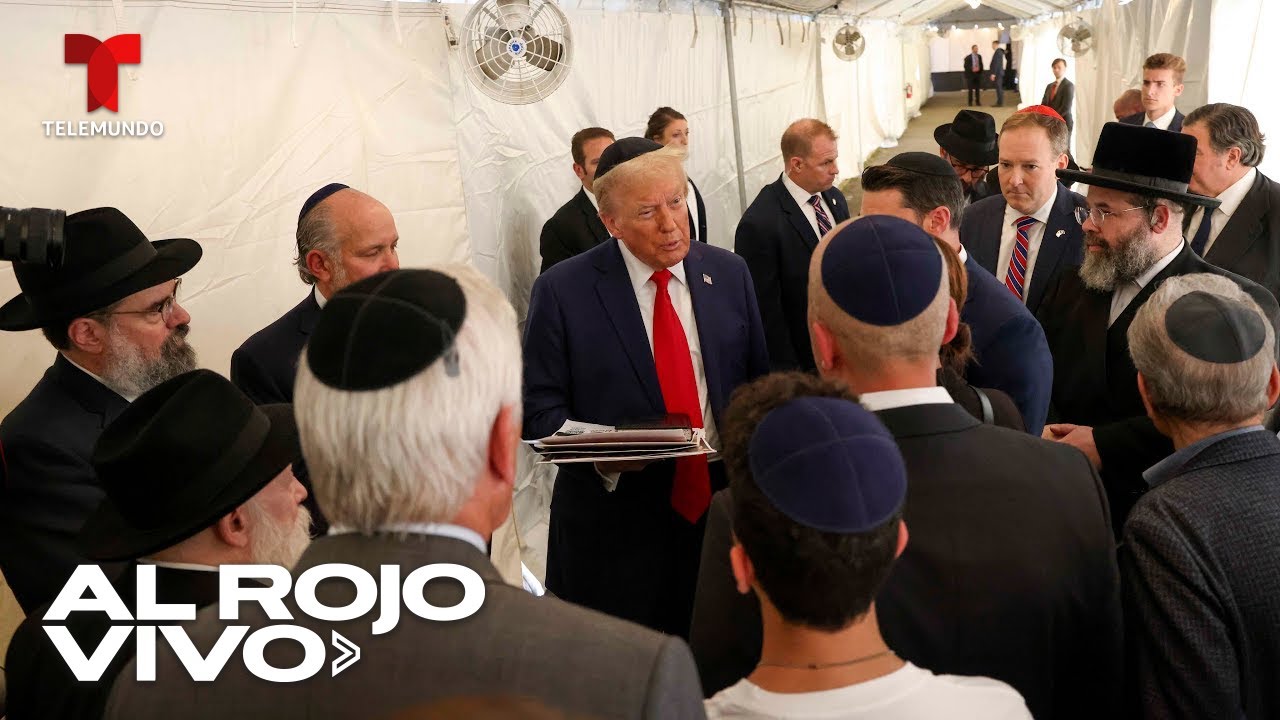 Trump se reúne con líderes judíos en Florida a un año de los ataques de Hamas en Israel