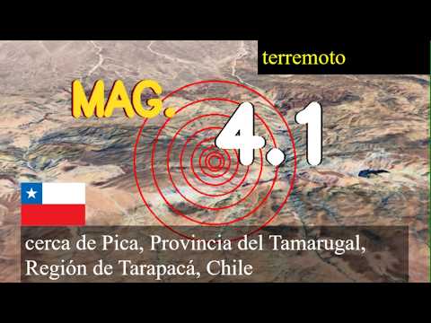Terremoto cerca de Pica, Provincia de Tamarugal, Región de Tarapacá, Chile actualizaciones en vivo