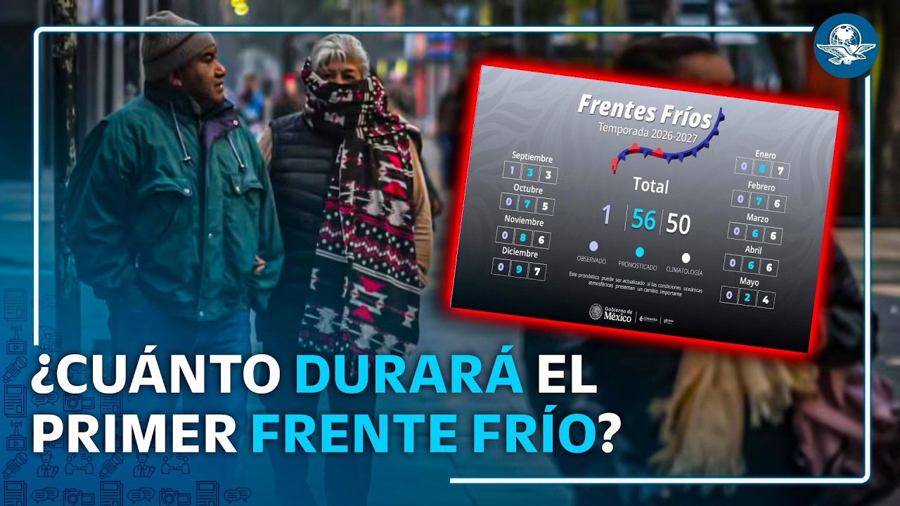 Llegó el frío a México: ¿cuándo se irá el primer frente frío y qué zonas afectará?