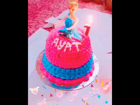 happy #birthday 💕AYAT 💕 love you ❤️ like #and subscribe# my channel ❤️
