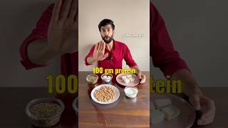 100 gm Protein - Home Food - No Supplements #fitness #food #health #nutrition #protein