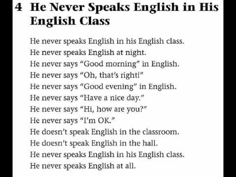 Grammar Chants Unit 5