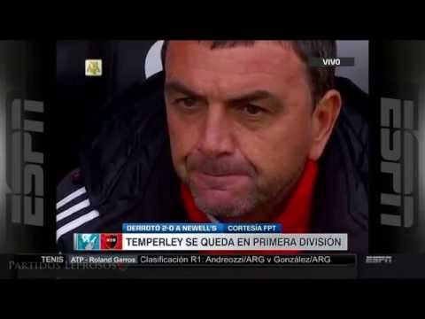 Primera División 2016 | Fecha 15 | Temperley 2 - 0 Newell's | Resumen ESPN