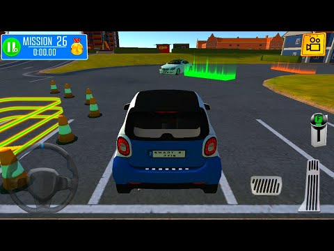 Roundabout 2: A Real City Driving Parking Sim | Blue Compact Car Driving | Android Gameplay